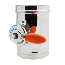 게이트밸브 수동 에어 댐퍼 밸브 환기 댐퍼 에어 덕트 벤트 직경 80 100 125 150 200 250 300 350 400 mm 직경 80mm, 11.OD350mm