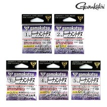 가마가츠 토너먼트 치누 바늘 백침 감성돔 바다 갯바위 찌낚시 바늘, 1개