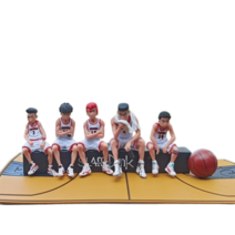 슬램덩크 피규어 차량 주차번호판 기본 세트, A-2, 2개