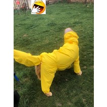 강아지 레인코트 닥스훈트 소형견 산책 애견용품 수제 애견 말티즈 진돗개 우비 판초형 바람막이, 11XL, 노란색