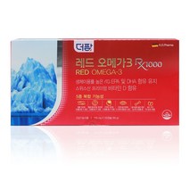 더팜 레드 오메가3 RX1000 (120캡슐) rTG EPA DHA, 120정