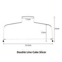 오란다틀 바통 식빵 머피 틀 팬 실리콘 코코아밤틀 스테인레스 스틸 케이크 레이어 슬라이서 컷 라인 슬릿