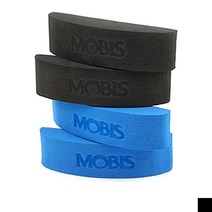 모비스 순정형 스펀지 자동차 도어가드 4P 문콕방지 가드 차 기스 흠집 문꼭방지 패드 차량 엣지 몰딩 차량용 차콕방지 블랙 블루, 블랙_4P