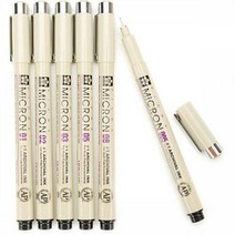 사쿠라 피그마 마이크론 XSDK 중성펜 수성펜, 01 블랙 0.25mm
