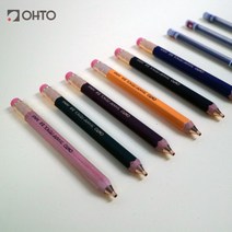 자매도매 OHTO 신학기 감성문구 목재홀더샤프2.0mm, 블루(APS-680E-BL)_샤프단품