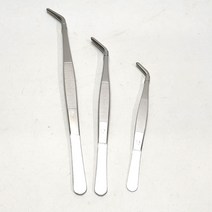 데코용품 핀셋 - 곡선 (20cm) 테라리움 미니핀셋 식물인테리어 화분분갈이