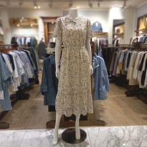 이랜드 [기비키이스]GIVY 보더 프린트쉬폰 원피스 GNM01X7