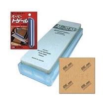 샤프톤 세라믹 숫돌 칼날의흑막 블루 #1500 각도고정홀더 슈퍼토게일+페로브라이트 방청지 KS-VCI