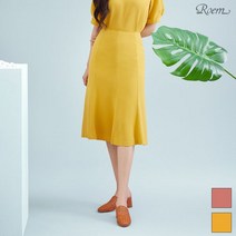 로엠 컬러포인트 롱스커트 RMWH92602A NC