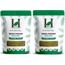 H&C 100% 천연 헤나 염색 가루 파우더 227g 2팩 / Natural Henna Powder Lawsonia Inermis