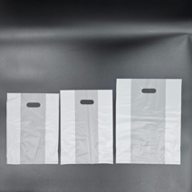 네모비니루 HD 배달 도시락 봉투 반투명 100P, 사각 링봉투(대), 가로33 x 세로45 +옆면7.5(100매), 100개