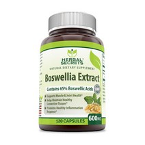 허벌시크릿 보스웰리아 600mg 120캡슐, 120개, 1개