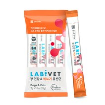 라비벳 반려동물 장 건강 & 비뇨기 유산균 60g, 파크랜크랜베리체험팩, 1개