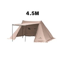 케빈텐트 캠프타운 오크돔 옥타곤 Mountainhiker 5-8 사람 블랙 폴리 에스터 럭셔리 텐트 자기 운전 야외, 03 Beige 4.5M
