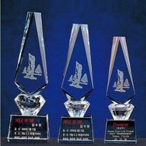 크리스탈트로피 / 우승 싱글 이글 홀인원 트로피제작