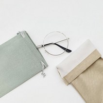 톤다운 인조 가죽 안경 케이스 파우치 주머니 선글라스 안경집