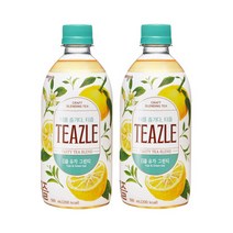 웅진 티즐 유자 그린티 500ml (행사상품) X 24PET, 24개