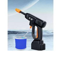 전동 고압세척기 컴팩 청소 텃밭 자흡가능 프리미엄, 21V 기본 모델 배터리 수명 60분