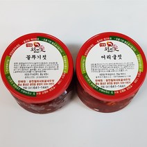 광천 양념 젓갈 500g 1+1 행사, 꼴뚜기+어리굴젓