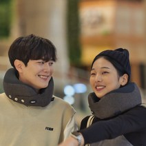 네이처에어 여행베개 휴대용 캠핑베개 비행용 사무실베개, 샹그리아