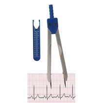 EKG ECG 캘리퍼 심전도 디바이더 블루