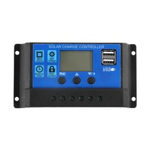 태양광발전 태양열발전기 가정용 태양광 소형발전기 100W 12V 태양 전지 패널 키트 단일/듀얼 USB 충전기 단결정 모듈 30A 컨트롤러 보조베터리 전화 야외 캠핑, [03] 30A Controller