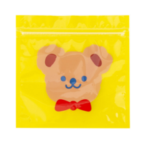 [리틀데이지] 곰돌이 다용도 지퍼 파우치 50매 세트, 04_옐로 베어 (50매)