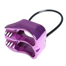 하강기 암벽 클라이밍 장비 용품 448D 높은 고도 작동에 적합한 등반 하강 장치 야외 암벽 등반을위한 고, 02 보라색