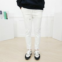 로니제이 남자 겨울 쫀쫀한 피치 양기모 테이퍼드 10부 스판 밴딩 팬츠 28부터 38까지