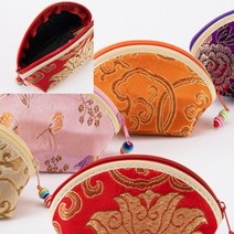 실크 부채꼴 지갑 남성반지갑 머니클립지갑