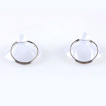 10Pcs 25mm 투명 천공 된 흡입 컵 구멍 물고기 탱크 플라스틱 수족관 액세서리, [01] 10pcs