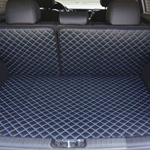 주식회사 아이빌 기아 니로 신형퀼팅 4D 자동차 트렁크매트 + 2열등받이 풀세트, EV노블레스, 브라운