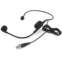 블랙 헤드셋 마이크 For 슈어 Shure PGX SLX ULX 무선 TA4F XLR 4 pin Connector
