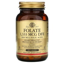 솔가 엽산 폴레이트 1333mcg DFE 엽산 800mcg 250정 타블렛