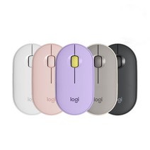 로지텍 정품 무선 M350 블루투스 아이패드 병행, 화이트