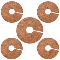 1pc 코코 야자 나무 식물 커버 뿌리 덮개 매트 잡초 제어 패브릭 꽃 냄비 반지 코코넛 나무 줄기 보호기 화분 루트 보호, 40x40cm, 1 조각