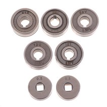 닛블1pc 용접기 피더 롤 V U K 널 그루브 0.8 1.0 1.2mm 스틸 알루미늄 플럭스 코드 와이어 피딩, 07 K Groove 0.6-0.8