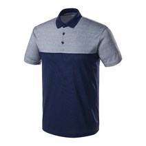 티뷰크 TBT-247 3단배색 PK 티셔츠 네이비, 90_M