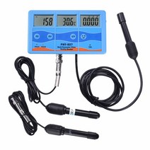 온라인 디지털 수질 모니터 PH ORP/mV EC CF TDS Temp 6in1 Multi-parameter Aquarium Water Quality LCD pH Analyzer
