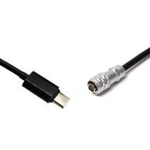 Weipu SF610 2 핀 암-USB 타입 C PD 트리거 전원 케이블 BMPCC 4K 6K 블랙매직 포켓 시네마 카메라 BMPCC, 01 Straight Type C_03 30cm