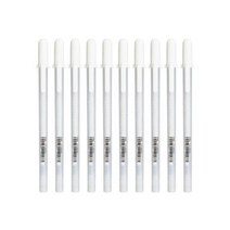 SAKURA 겔리롤 수플레 젤잉크펜 0.8mm 화이트 10개