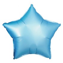 기타 바보사랑[파티팡](원팩) 19인치 별은박 새틴럭스 블루 _partypang, 단품