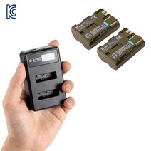 상세설명참조 캐논 BP-511A 호환배터리+LCD충전기 EOS 50D, 듀얼충전기1개 호환배터리2개 세트