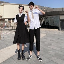 2022 새로운 대학 스타일의 클래스 옷 커플 여름 옷 레트로 클래스 옷 정장 학생 정장 교복 사진 졸업