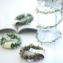 로즈버드 로핑/화관/머리띠 만들기재료, 화이트