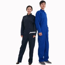 작업복 민방위복 공군정비복 방열복 공사 공장 남여공용, 2XL, 다크 그레이 반팔 점프슈트