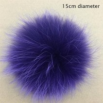 큰 크기 15cm diy 진짜 여우 모피 pompoms 너구리 모피 pom poms 공 모자 가방 신발 스카프 액세서리에 대 한 천연 모피 pompon