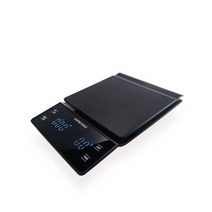디지털 정밀 저울 타이머 포함 주방 액세서리 전문 바리스타 도구 전자 스마트 식품 무게, 옵션 번호 (01) - Black-A, 3 키로그램, CHINA