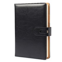 사무용 고급 자석 다이어리 노트 인조가죽 유선노트 A5사이즈 블랙 레드브라운 2종