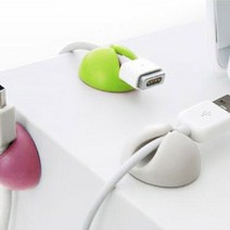 이티엔 드랍 케이블 선 정리 6P 한세트 고정 클립 홀더 타이, 케이블드랍6입(색상랜덤)